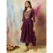 Picture of Exquisite Silk Purple Readymade Salwar Kameez