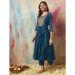 Picture of Ideal Silk Midnight Blue Readymade Salwar Kameez