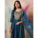 Picture of Ideal Silk Midnight Blue Readymade Salwar Kameez