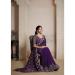 Picture of Bewitching Silk Purple Saree
