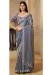Picture of Bewitching Silk Dark Slate Grey Saree