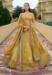 Picture of Shapely Silk Golden Rod Lehenga Choli