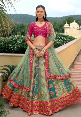 Picture of Pretty Silk Grey Lehenga Choli