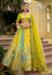 Picture of Beautiful Silk Golden Lehenga Choli