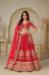 Picture of Graceful Silk Fire Brick Lehenga Choli