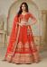 Picture of Marvelous Silk Fire Brick Lehenga Choli