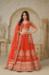 Picture of Marvelous Silk Fire Brick Lehenga Choli