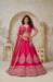 Picture of Elegant Silk Dark Red Lehenga Choli