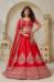 Picture of Shapely Silk Crimson Lehenga Choli