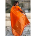 Picture of Graceful Silk Orange Red Saree