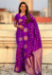 Picture of Amazing Silk Dark Magenta Saree