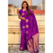 Picture of Amazing Silk Dark Magenta Saree