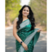 Picture of Well Formed Silk Sea Green Saree