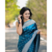 Picture of Grand Silk Teal Saree
