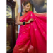 Picture of Pleasing Silk Hot Pink Saree