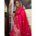 Picture of Pleasing Silk Hot Pink Saree