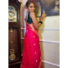 Picture of Pleasing Silk Hot Pink Saree