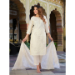 Picture of Wonderful Cotton Tan Readymade Salwar Kameez