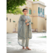 Picture of Superb Cotton Dark Grey Readymade Salwar Kameez
