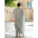 Picture of Superb Cotton Dark Grey Readymade Salwar Kameez