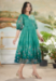 Picture of Excellent Chiffon Light Sea Green Readymade Gown