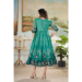 Picture of Excellent Chiffon Light Sea Green Readymade Gown