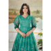 Picture of Excellent Chiffon Light Sea Green Readymade Gown