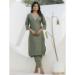 Picture of Beauteous Silk Dark Slate Grey Readymade Salwar Kameez