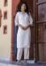 Picture of Well Formed Silk Azure Readymade Salwar Kameez