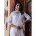 Picture of Well Formed Silk Azure Readymade Salwar Kameez