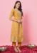 Picture of Ravishing Silk Golden Rod Readymade Salwar Kameez
