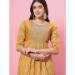 Picture of Ravishing Silk Golden Rod Readymade Salwar Kameez