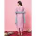 Picture of Silk Light Steel Blue Readymade Salwar Kameez