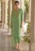 Picture of Silk Dark Olive Green Readymade Salwar Kameez