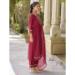 Picture of Ideal Silk Maroon Readymade Salwar Kameez
