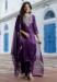 Picture of Lovely Silk Purple Readymade Salwar Kameez