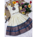 Picture of Gorgeous Linen & Silk Off White Kids Lehenga Choli