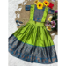 Picture of Grand Linen & Silk Olive Drab Kids Lehenga Choli