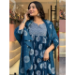 Picture of Taking Rayon Navy Blue Readymade Salwar Kameez