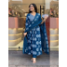Picture of Taking Rayon Navy Blue Readymade Salwar Kameez