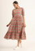 Picture of Resplendent Cotton Salmon Readymade Gown