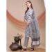 Picture of Cotton Light Slate Grey Readymade Salwar Kameez