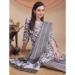 Picture of Cotton Light Slate Grey Readymade Salwar Kameez