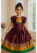 Picture of Cotton & Silk Dark Olive Green Kids Lehenga Choli