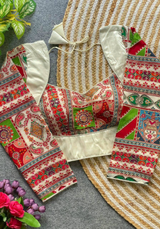 Picture of Admirable Silk Tan Designer Blouse