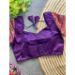 Picture of Well Formed Silk Purple Designer Blouse