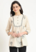 Picture of Wonderful Rayon & Cotton Off White Kurtis And Tunic