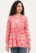 Picture of Rayon & Cotton Light Coral Kurtis And Tunic