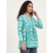 Picture of Rayon & Cotton Medium Aqua Marine Kurtis And Tunic