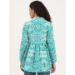 Picture of Rayon & Cotton Medium Aqua Marine Kurtis And Tunic